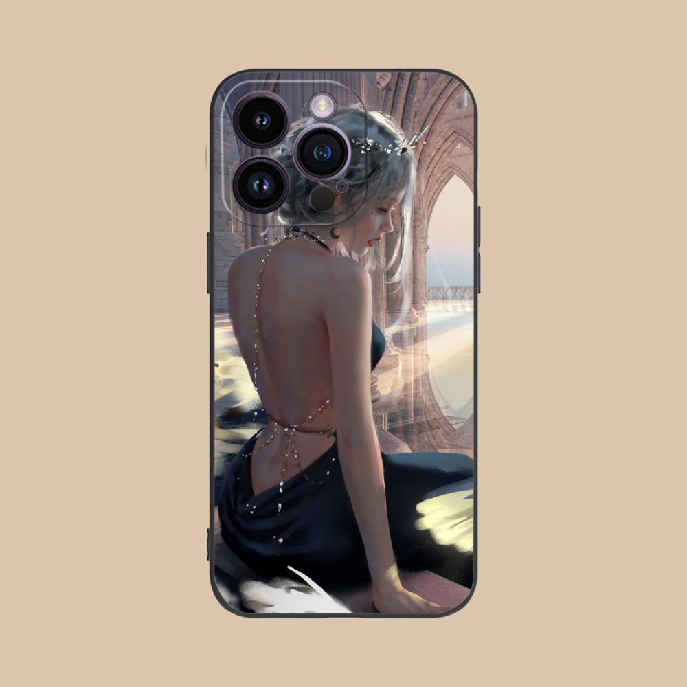 Anime Ghostblade Mobile Phone Case for iPhone 17 16 15 14 13 12 11 X XR XS 8 7 Air Pro Max Plus Mini Colorful Cover Cover Luxury
