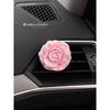 Rose Car Air Outlet Clip Light Perfume Car Accessories Handmade Diffuse Plaster Car Interior Aromatherapy Free Essential Oil New Car Gift