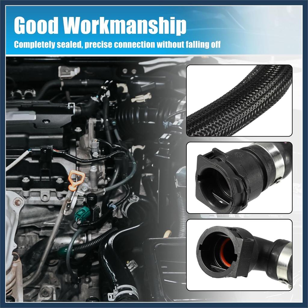 Radiator Coolant Hose Reservoir Hose for BMW X5 2007 2008 4.8i 4.8L V8 - Gas for BMW X5 2009 2010 XDrive48i 4.8L V8 - Gas No.17127536232 Stylish