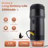 Portable Espresso Coffee Machine Hot/Cold Capsules Coffee Maker Camping Travel Car Espresso Coffee Maker Americano Cappuccino
