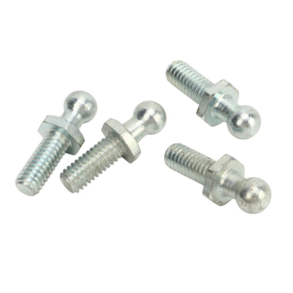4Pcs 10mm Studs 5Celsius16‑18 Thread High Hardness Rugged Stable Studs Washers Kit for Tool Boxes RVs Cars