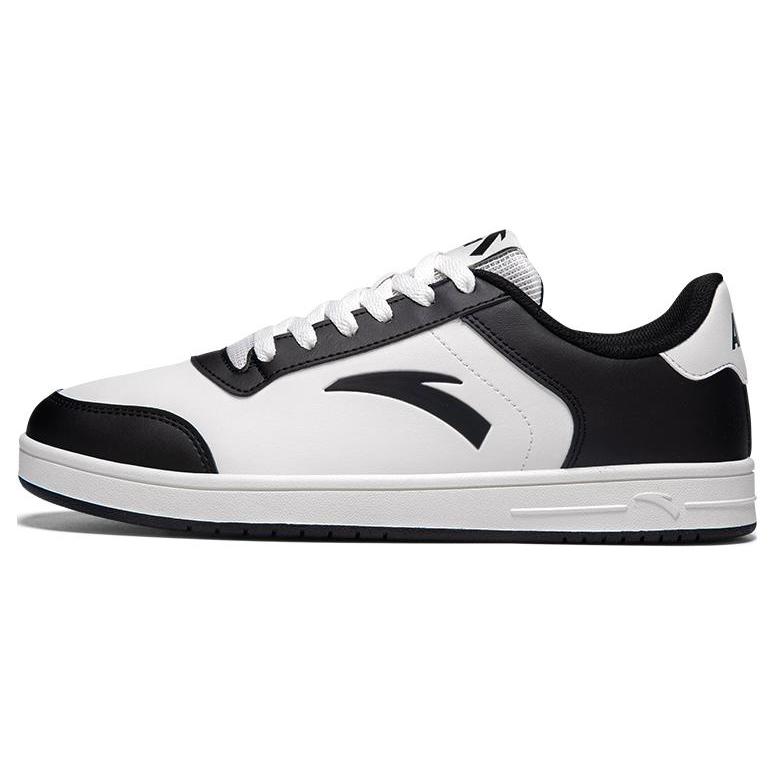 

Новые нескользящие износостойкие низкие кеды для скейтборда Anta Мужские Черно-белые 912348067-6 40