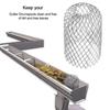 Expand Colanders Blockage Debris Roof Gutter Guard Filters Drain Net Cover Strainer