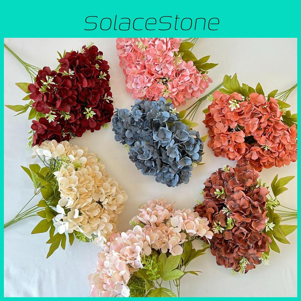 Artistic Hydrangea Silk Flower Display For Wedding Photography Home Decoration