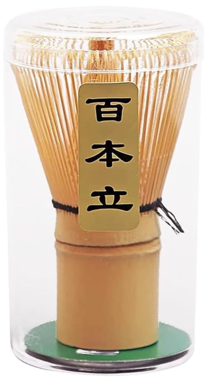 

Pclife 100-стенный чайный венчик, бамбуковая ложка для чая, венчик для порошка матча, инструмент для чайной церемонии, утварь для чайной церемонии, 100-стенный (100-Стойка)