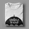 Vintage Umbrella Academy T-Shirt Men Crewneck 100% Cotton T Shirt Short Sleeve Tees Printed Tops