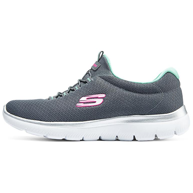 Skechers Summits Удобные Универсальные Прочные Дышащие Низкие Повседневные Кроссовки Женские Серый 12980-CCGR 36