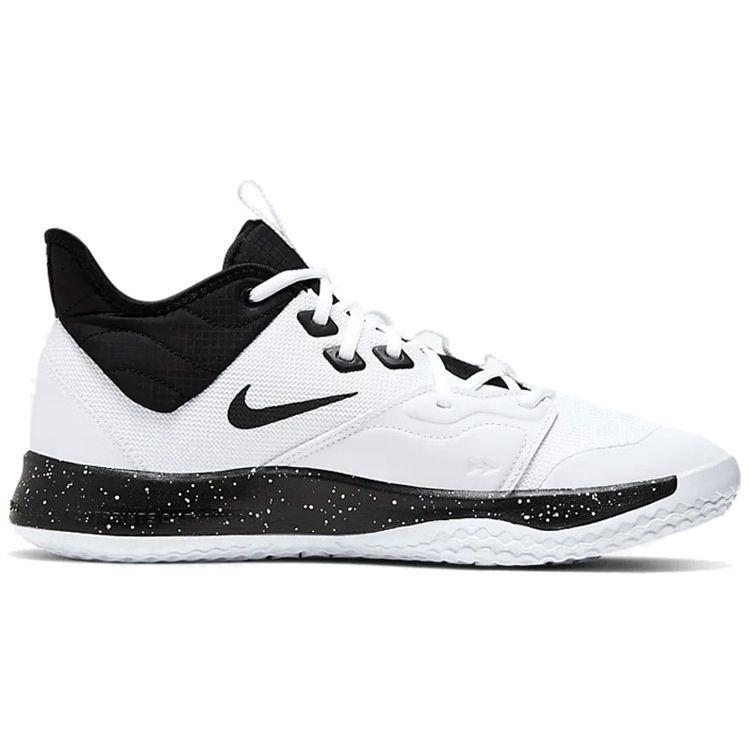 Nike PG 3 Białe Męskie Sneakersy Czarne CN9512-108