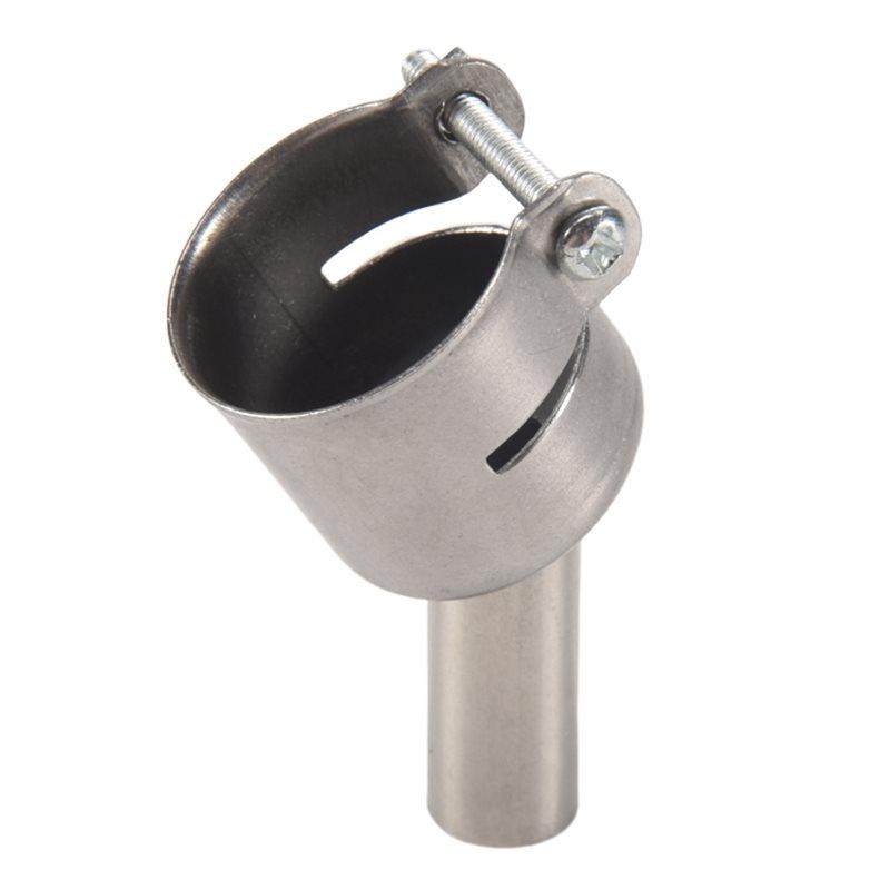 ABBY-18Pcs 45 Degree Hot Air Nozzles 7/8/10Mm Curved Nozzles Replaceable For 850 Hot Air Soldering Station