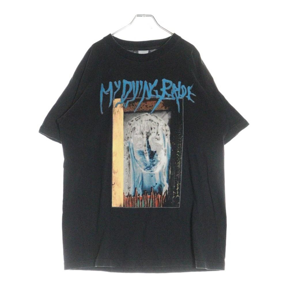 VINTAGE My Dying Bride TURN LOOSE THE SWANS Impression Recto-Verso Manches Courtes Usagé T-shirt Unisexe