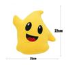 Colorful Star Plush Toy Cute Star Shaped Pillow Soft Stuffed Doll Kids Birthday Gift