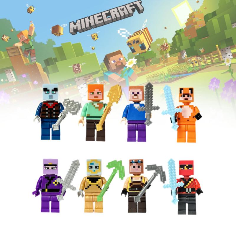 Factory World Mini Figurine Building Blocks Compatible With Lego Colorful Plastic Toys