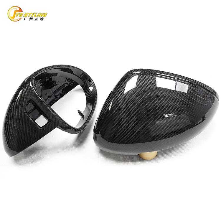 Exclusive Dry Carbon Rearview Mirror Covers for Porsche Macan