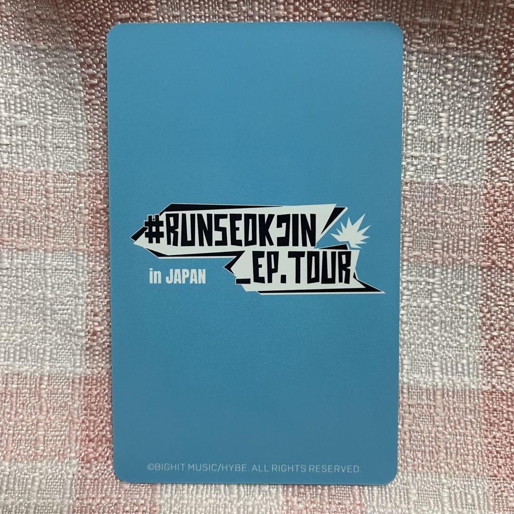 [USED] BTS JIN RUNSEOKJIN TOUR in JAPAN Trading Card