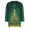 3/4 Length Sleeve Womens Tops Floral Print Vintage Fashion Casual Loose With Round Neck Plus Size Shirts