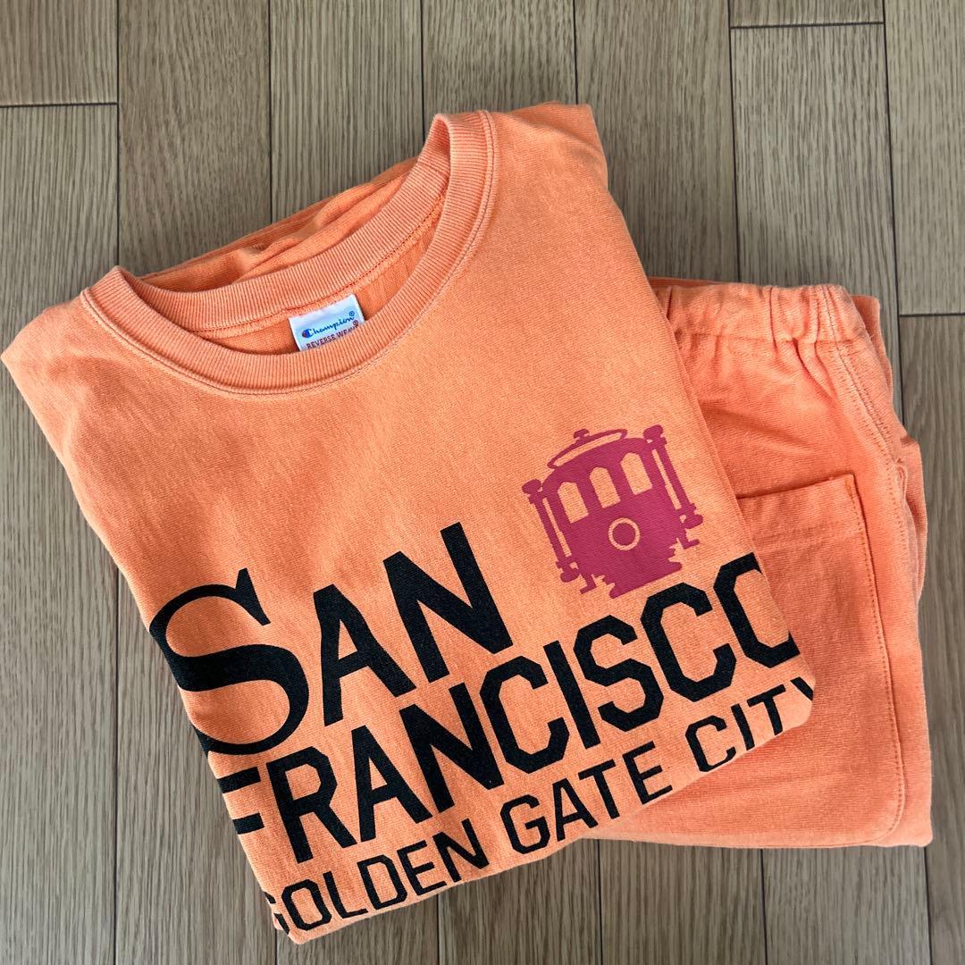 Champion Reverse Weave Setup Orange M