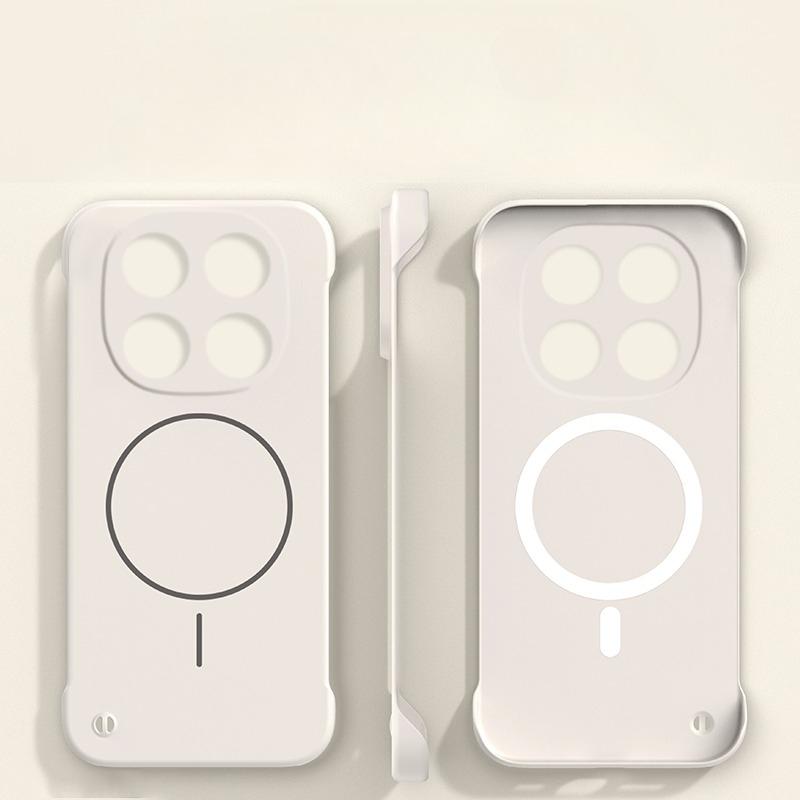 Ultra Thin Frameless Magnetic Case For Xiaomi Redmi Note 15 14 Pro Plus Note 13 5G Note 12Pro Magsafe Hard PC Matte Cover Shell