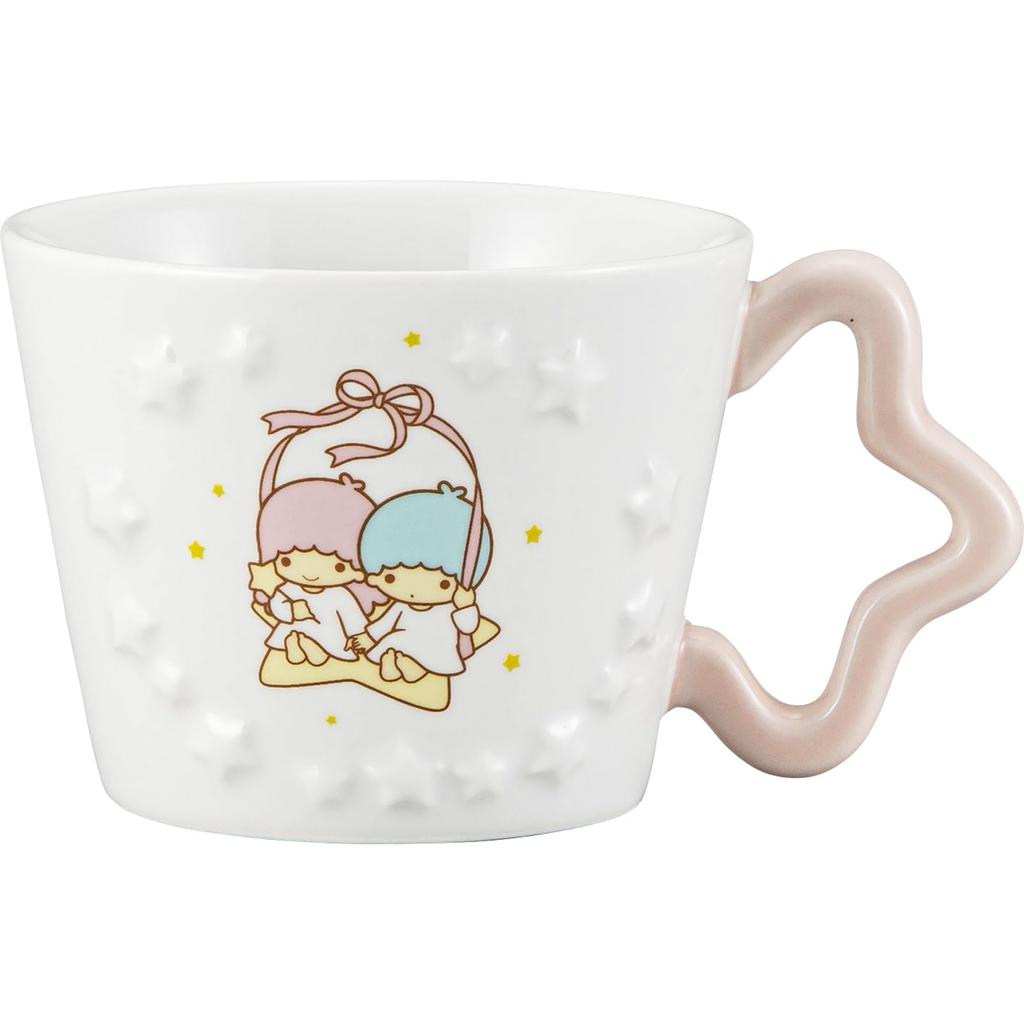 San Art Sanrio Little Twin Stars Star Perfect As a Birthday Gift Mug, 13x8cm, Handle, White, SAN4945,
