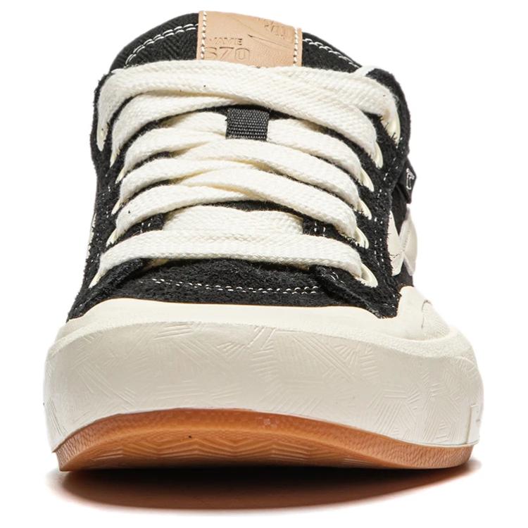 New LiNing Wave Abrasion Resistant Slip Resistant Low Top Skateboard Shoes Women's Black White AEPU022-1