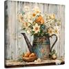 LAIART Floral Wall Art Farmhouse Vintage Wall Decor Canvas Picture Print for Bathroom Bedroom Living Room Dining Room