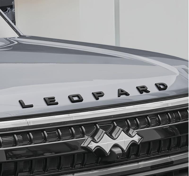 Auto Hood Lettering Stickers Fit for BYD Leopard 5 Leopard 8 Modified High Quality Curved Letter Markings Exterior Upgrade Parts