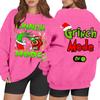 Women's Casual Fashion Long Sleeve Christmas Printed Round Neck Sweatshirt Top
