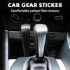 Kohlefaser Auto Schalthebelknauf Abdeckung Schale Schutz Zierleiste Aufkleber für BMW XI 1 3er Serie E91 E90 E93 2006-2012 Zubehör