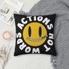 Cbum Fitness Merch Actions Not Words Pillow Case Cushion Covers Novelty Polyester Decor Pillowcover for Sofa