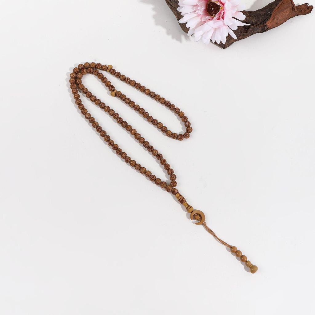 Handmade 99-Bead Handheld Muslim Prayer Rosary from the Middle East