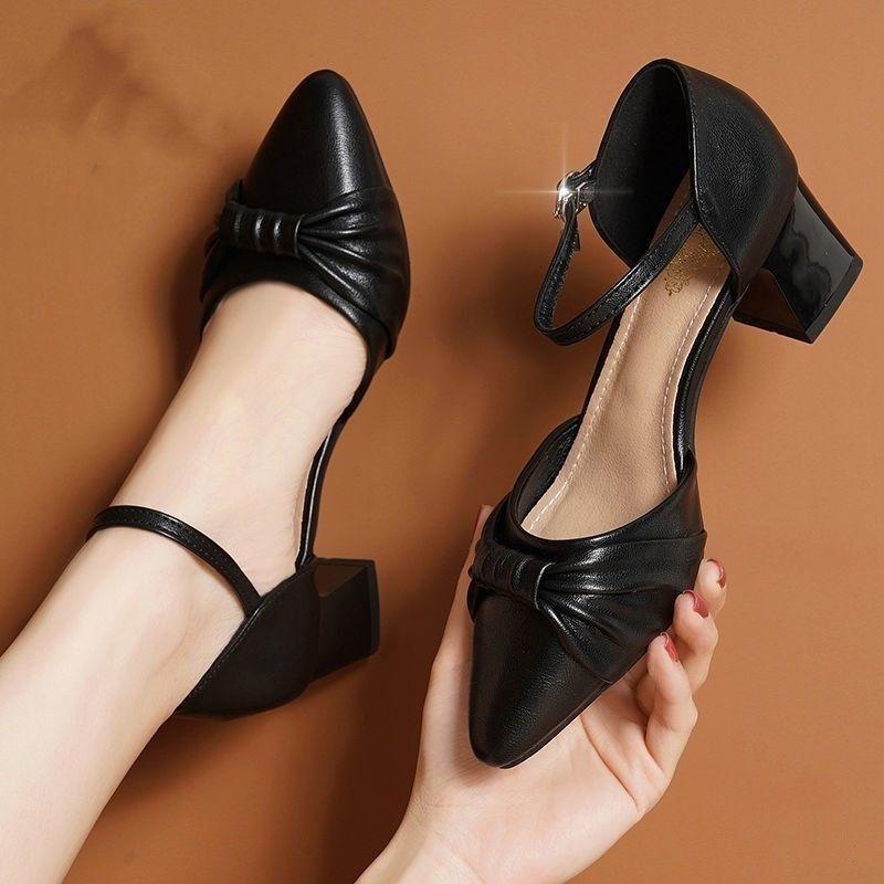 Pointed Work Shoes Go Out Comfortably, Women's Sandals Are Super Soft and Elegant