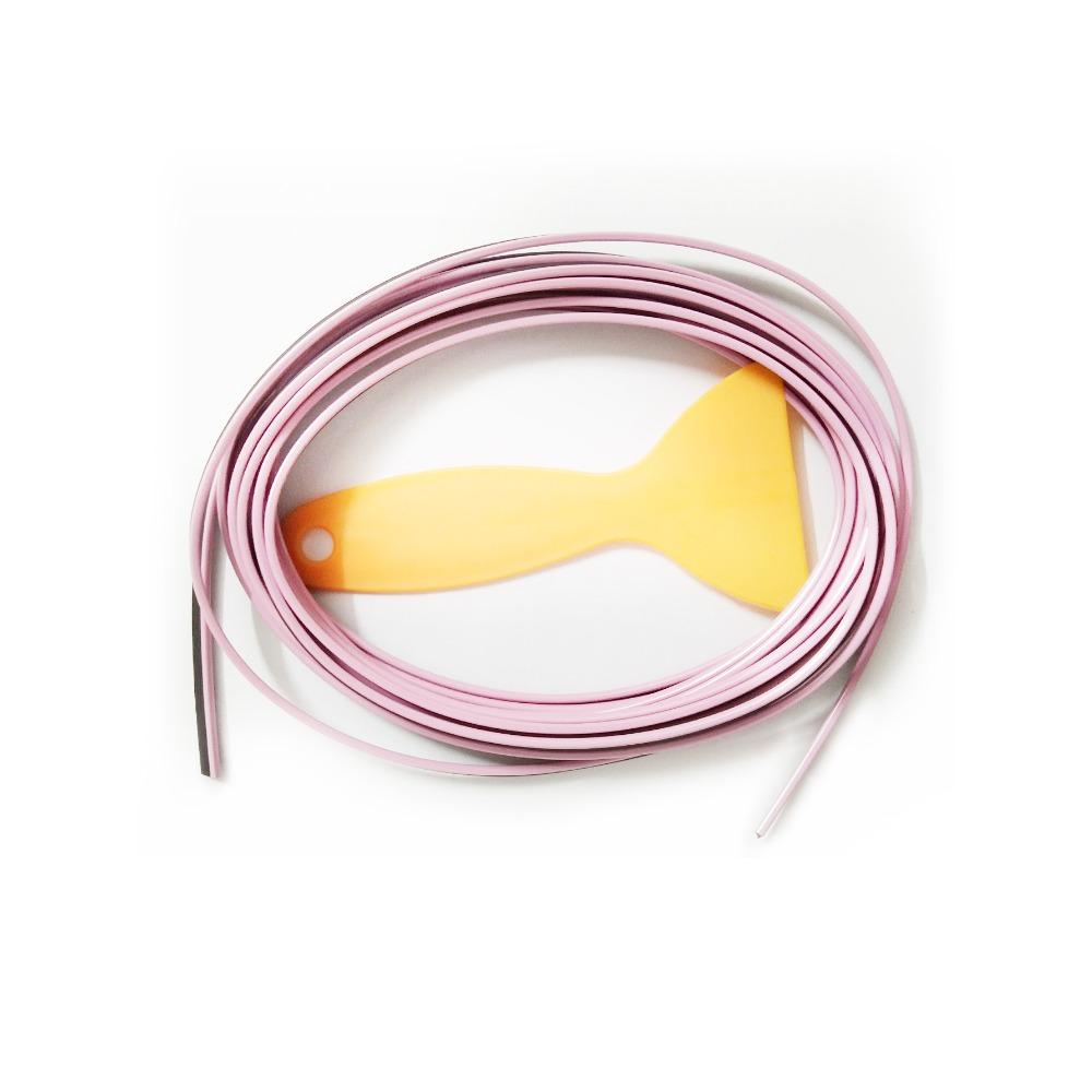 

Декоративная накладка на выход автомобильного кондиционера, розовая декоративная линия для воздуховода автомобиля