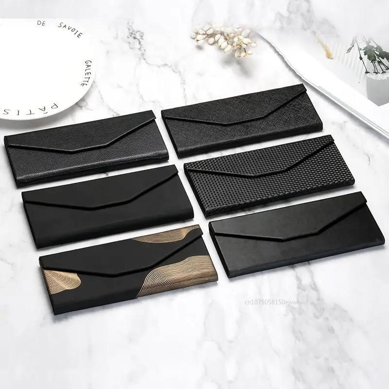 Pudełko na okulary przeciwsłoneczne Składane Przenośne Czarne Pudełko na okulary Wodoodporne Silny Magnes Etui na okulary Ochronne Etui na okulary