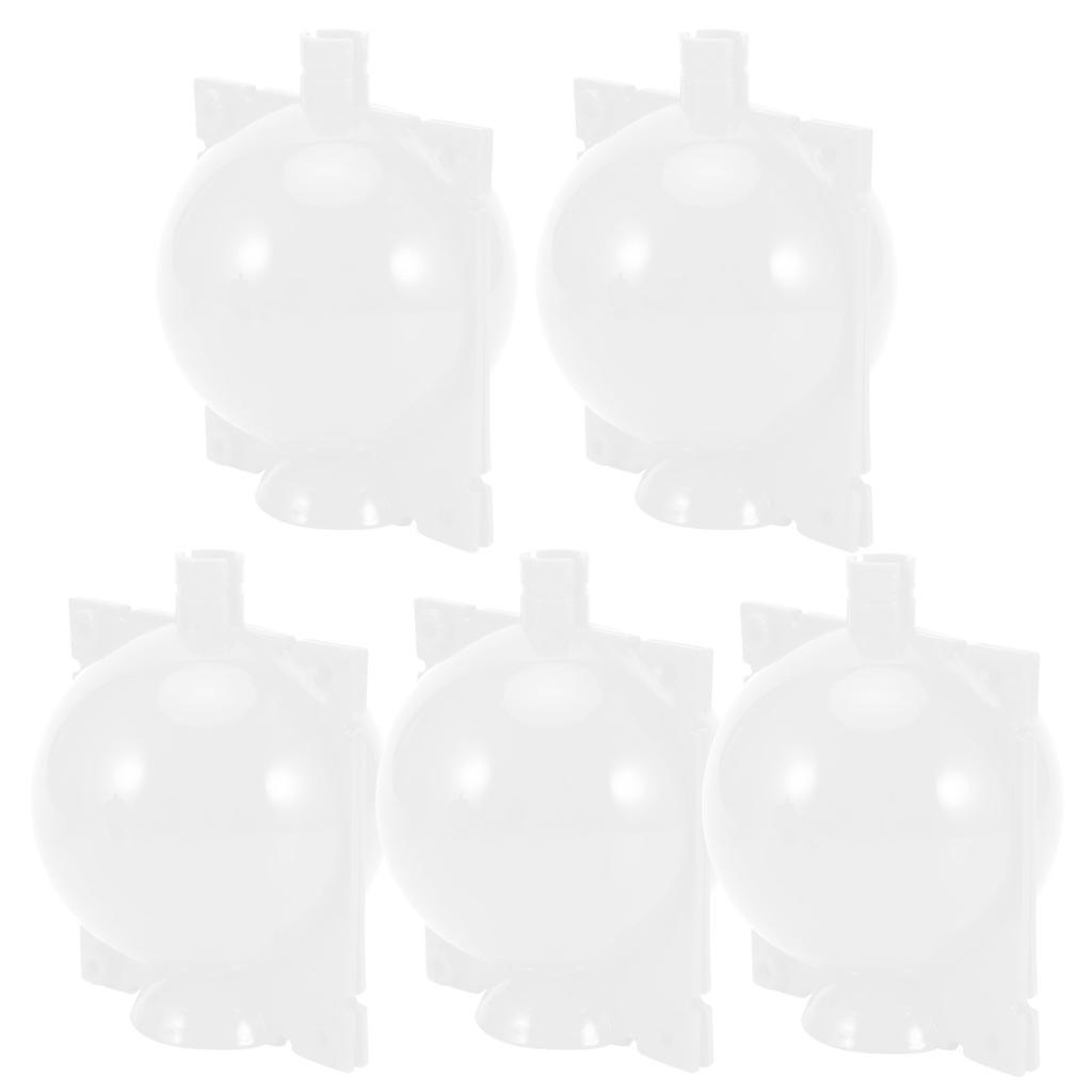 5 Set Reusable Plant Grafting Cutting Rooting Device High Pressure Propagation Ball for Various PlantsTransparent
