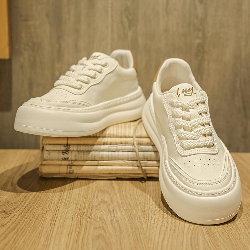 

Men s Sports and Leisure Shoes Men s Fashion and Trend Board Shoes Street Style Simple and Versatile 39 белый