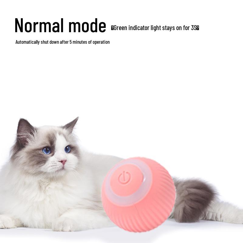 Electric Smart Cat Toy Ball: Self-Entertainment, Decompression, Teasing Stick - Pet Supplies