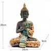 Buddha Statue Thailand Skulptur Harz Handgefertigt Buddhismus Hindu Feng Shui Figur Meditation Heimdekor Ornament