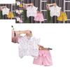 Adorable Soft Cotton Summer Set For Baby Girls Featuring Cute Animal Prints Ideal For Playtime