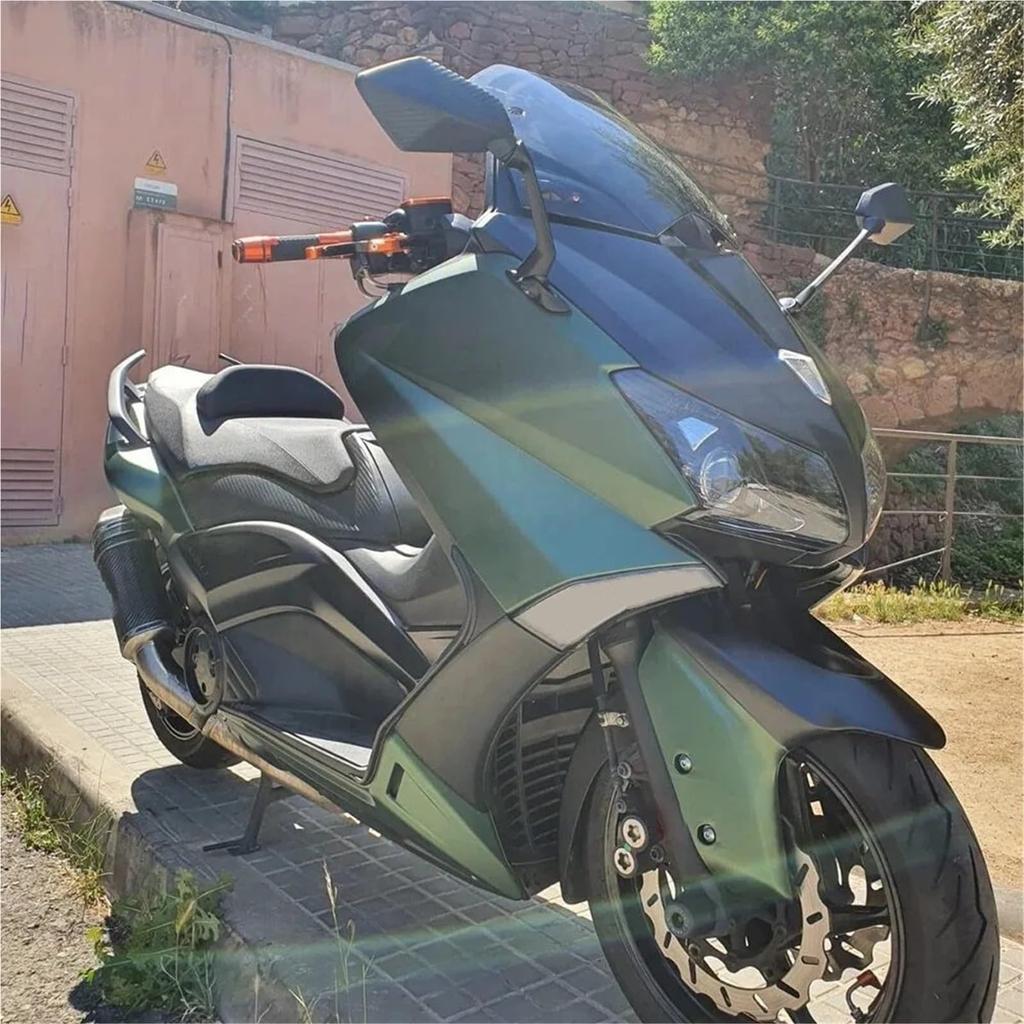 Motorcycle Rearview Mirror, Motorcycle Mirror, TMAX 530 T-MAX 530 2012-2019 Bike Mirror, Side Mirror(Carbon Fiber LOOK)