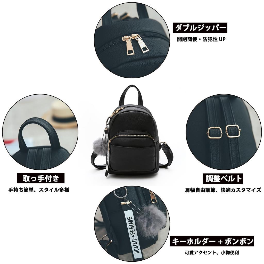 SURCHAR Stylish and Cute Mini Backpack for Simple and Gray Women's Backpack, Adults, Stylish,