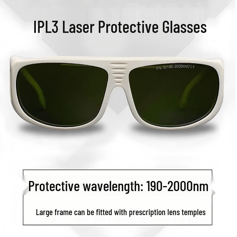 ISO12609 Laser Protective Eyewear for IPL Hair Removal - Large Light-Blocking Goggles