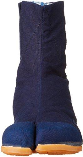 K-WORK K-Guard Indigo-Dyed Tabi Socks, 7-Ply Kohashe with Toe Cap, KGA7-AI-260, Men's, Indigo, Size 25.5