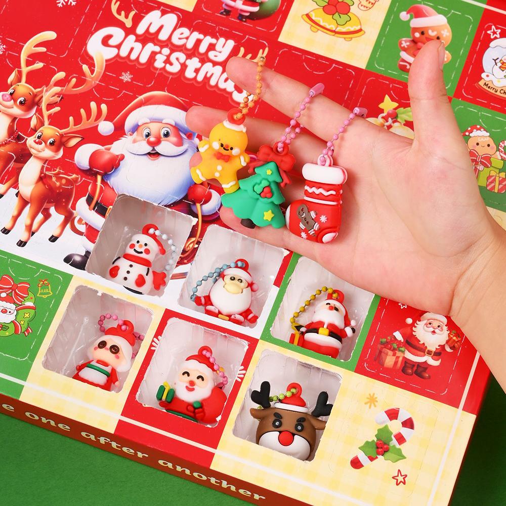 Christmas Advent Calendar Presents Party Gift Box Decorations  New Gifts Figurine for Diy Christmas Calendar Funny Gifts