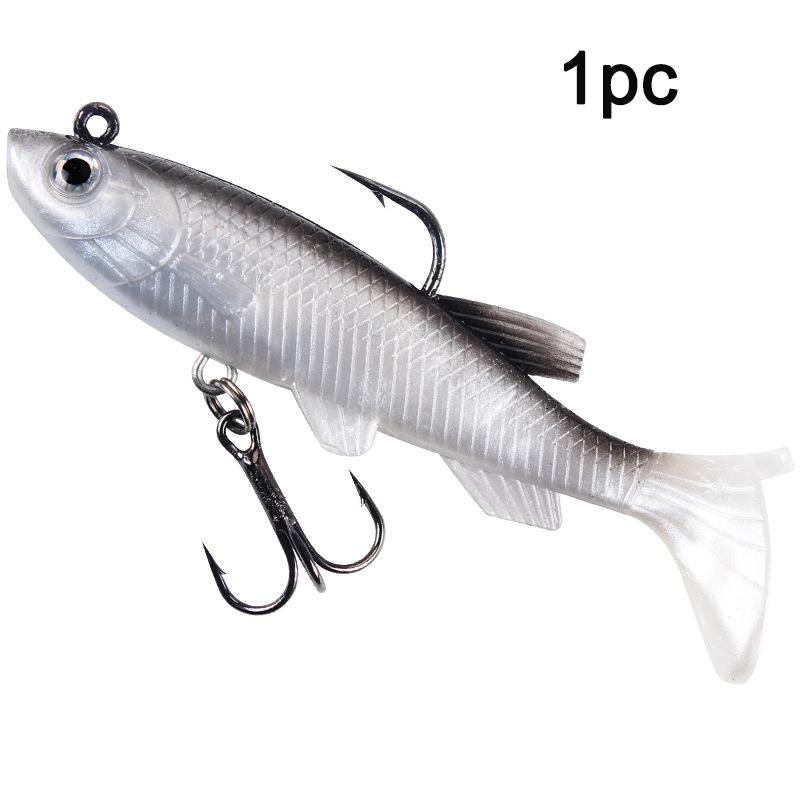 

1/5pcs 8cm/3.15in Fishing Lures Paddle Tail Soft Plastic Swimbaits For Bass Trout Walleye Crappie Saltwater Freshwater