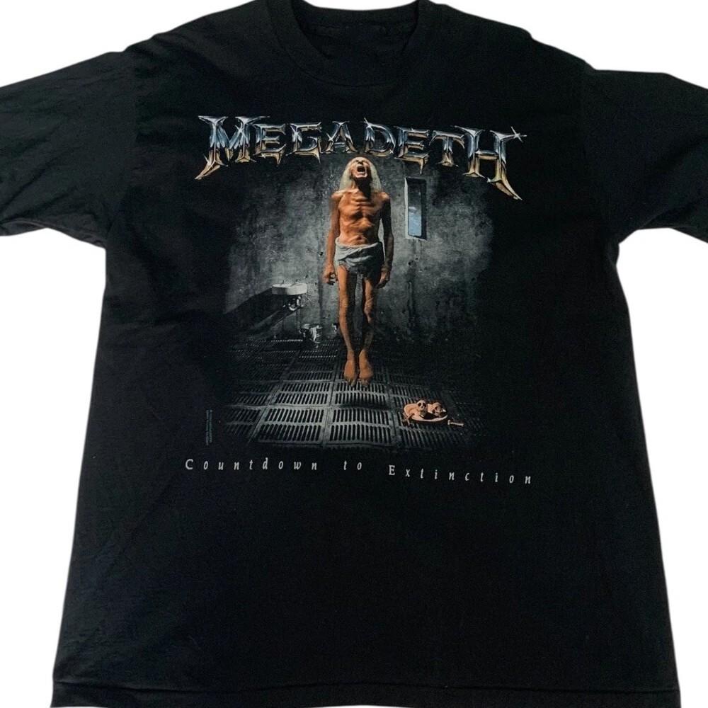 VTG Megadeth Countdown To Extinction Tour Concert Shirt 1992 16D522 Unisex T-Shirt XXXXL