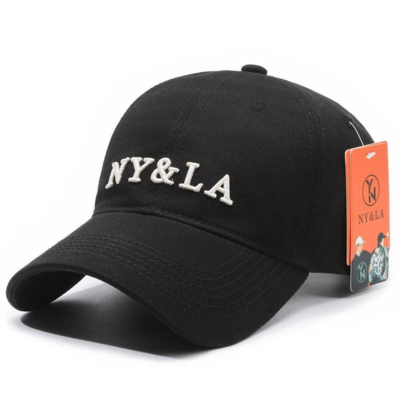 New Embroidery Ball Baseball Cap Sports Sunscreen Men's and Women's Sun Hats Breathable Versatile Casual Duck Tongue