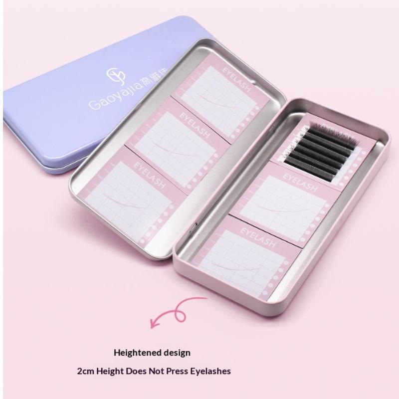 1 Set Storage Box Eyelash Grafting Table Display Box Pallet For Individual Suspended Magnetic Sheets Eyelash Protection Box