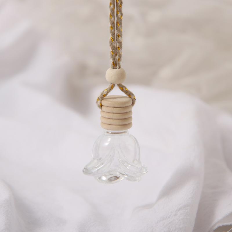 

Автомобильный аромадиффузор-подвеска для эфирных масел - Многоразовая бутылочка для ароматических масел для ароматизации салона Empty Bottle Pendant