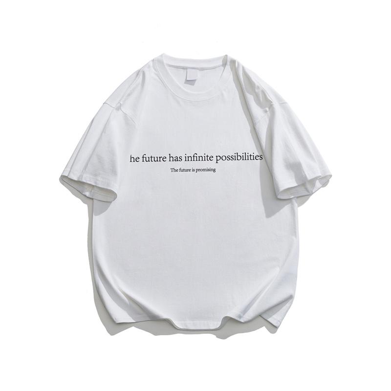 White T Shirt Oversized Cotton for Unisex Unisexs Summer 5XL Tshirts Letter Print Male Casual Wear Tee Shirts Big Size Tshirts