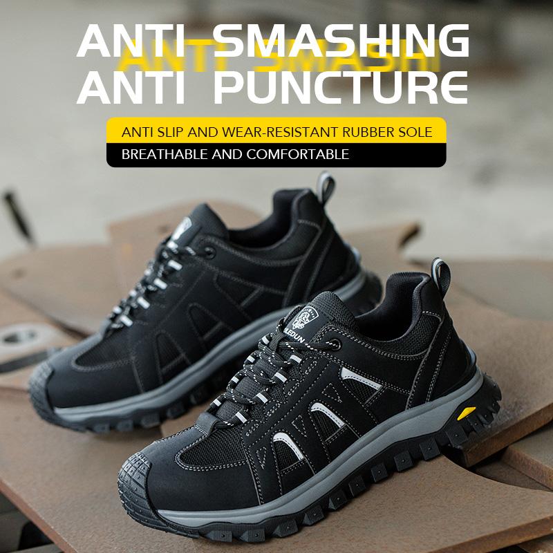 Safety Shoes for Men Steel Toe Men's Work Shoes Puncture Proof Work Sneaker Male Protective Footwear Work Man Boots Safety Boots