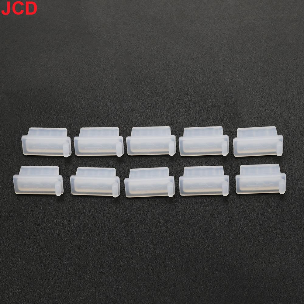JCD 10pcs Silicone USB Dust Plug Charger Port Cover Female Jack Interface Dustproof Cap Universal Tablet PC Notebook Laptop